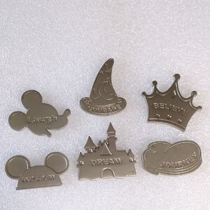 Disney Parks Silver Magical Inspirational Token Set Of 6 From Disneyland